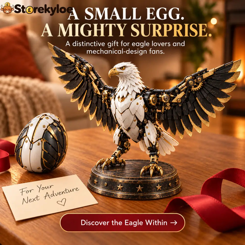 🦅 Egg To Bald Eagle – 2-in-1 Transforming Mechanical Figure