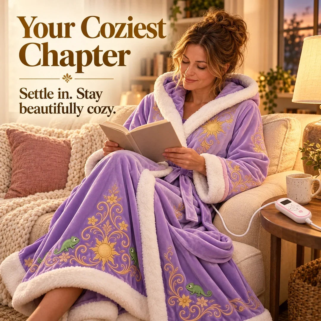 👑Princess Heated Robe — Cozy Warmth, Fairytale Elegance
