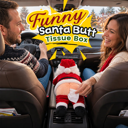 🎅 Funny Santa Butt Tissue Box | Hilarious Christmas Gift & Prank