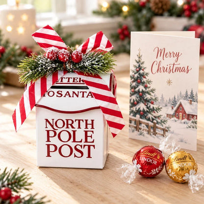 North Pole Post Christmas Treat Box