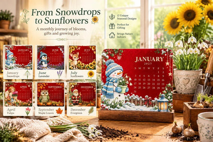 🌱2027 Eco-Friendly Plantable "Eternal" Seed Calendar