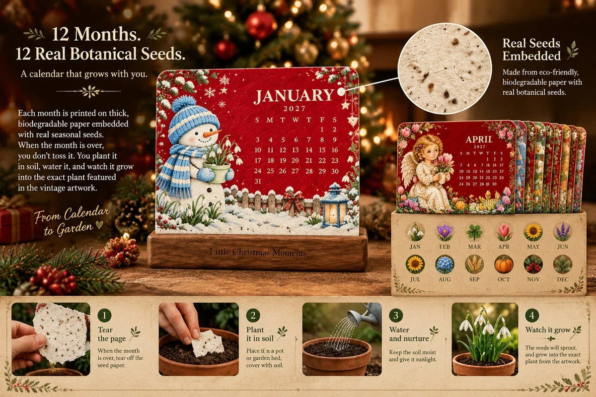 🌱2027 Eco-Friendly Plantable "Eternal" Seed Calendar