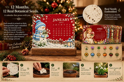 🌱2027 Eco-Friendly Plantable "Eternal" Seed Calendar