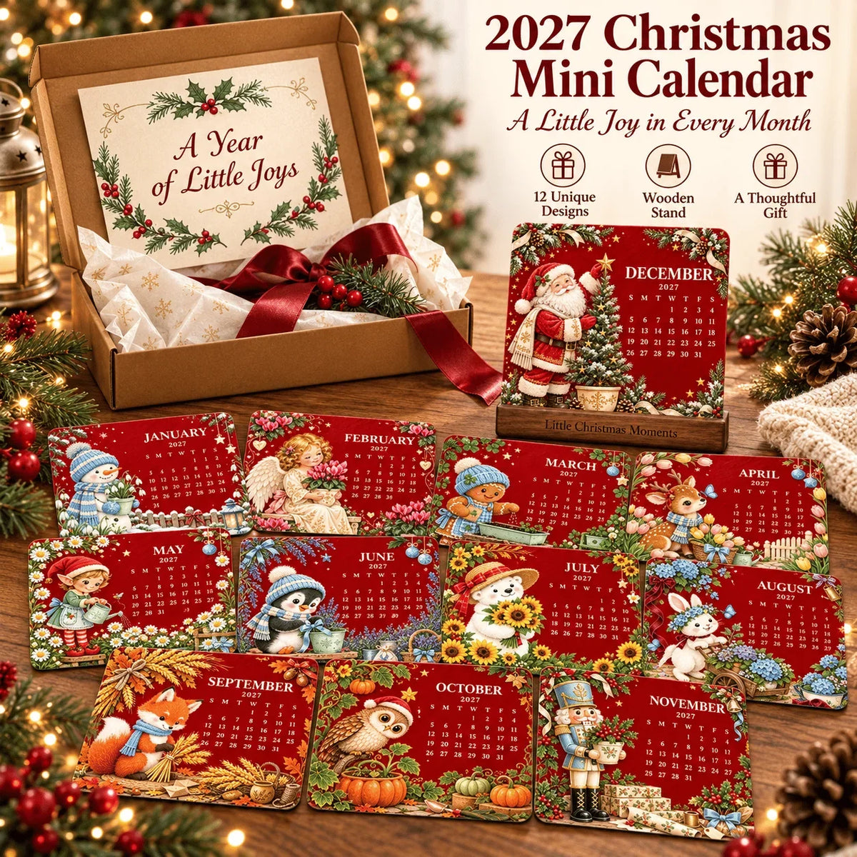 🌱2027 Eco-Friendly Plantable "Eternal" Seed Calendar