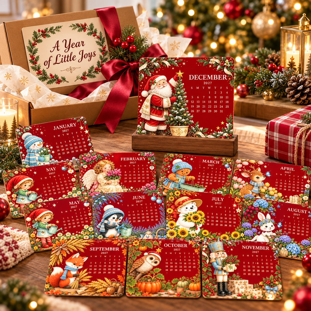 2027 Seed Calendar: Eco-Friendly Plantable Love Seed Calendar 2026