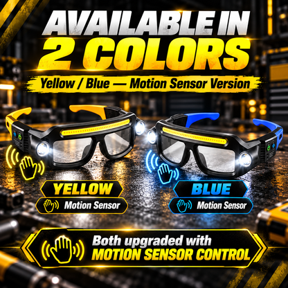 💡 Add Offer - Light Up Every Task with Hands-Free LED Headlamp Glasses