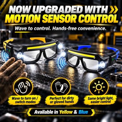 💡 Add Offer - Light Up Every Task with Hands-Free LED Headlamp Glasses