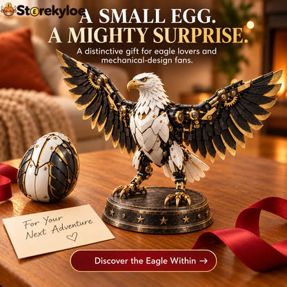 🦅 Egg To Bald Eagle – 2-in-1 Transforming Mechanical Figure