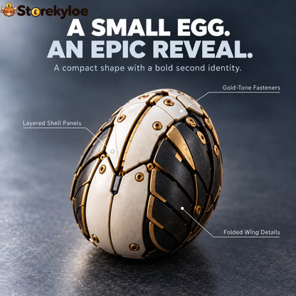 🦅 Egg To Bald Eagle – 2-in-1 Transforming Mechanical Figure