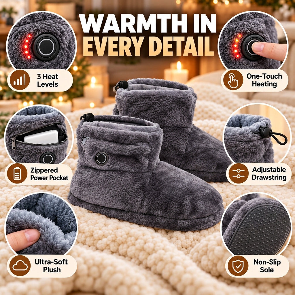 🎄 Christmas Sale 🎁 Cozy Heated Boots — Save Up to 60%!