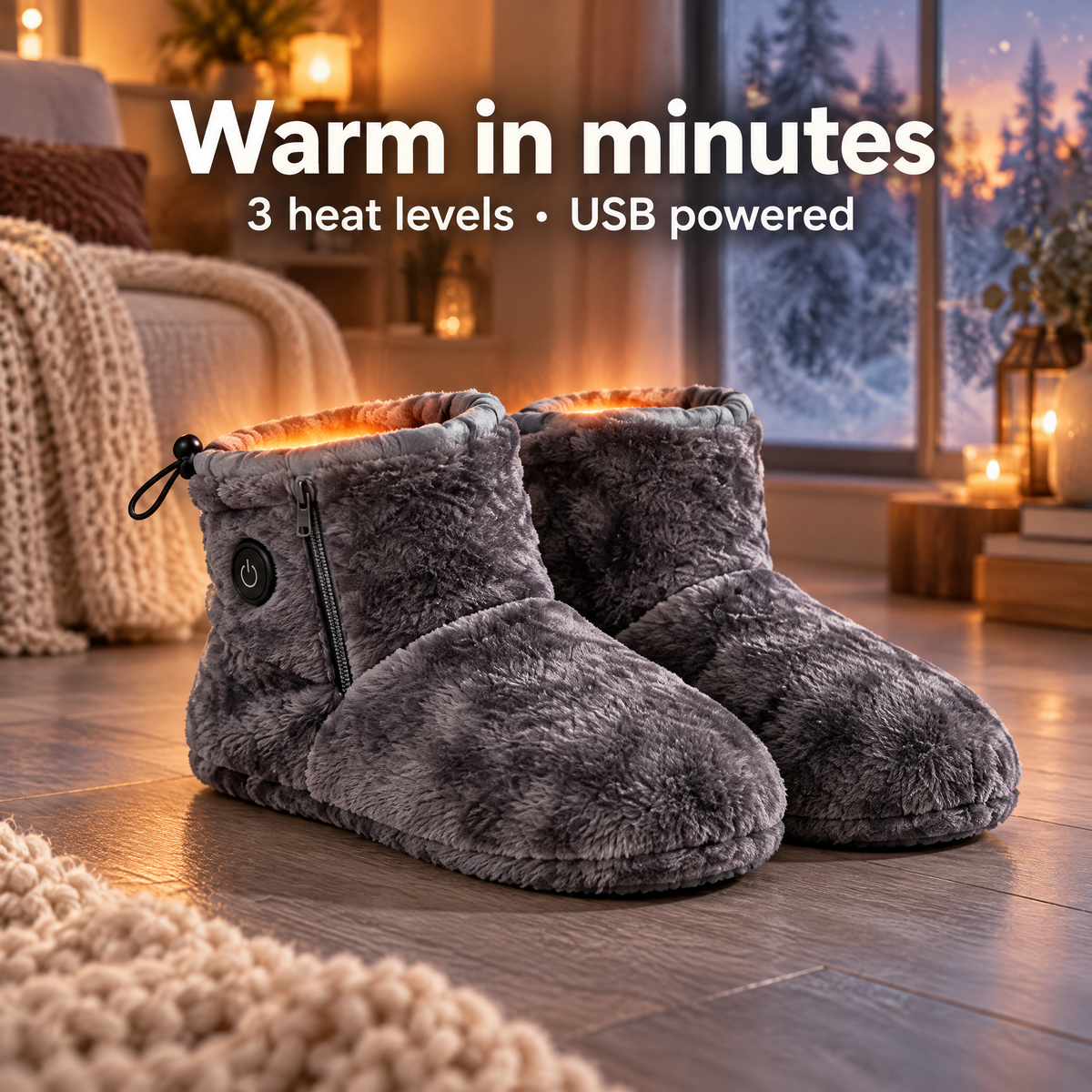 🎄 Christmas Sale 🎁 Cozy Heated Boots — Save Up to 60%!